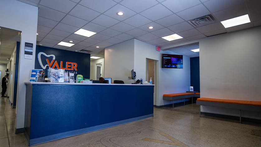 Dental office front desk